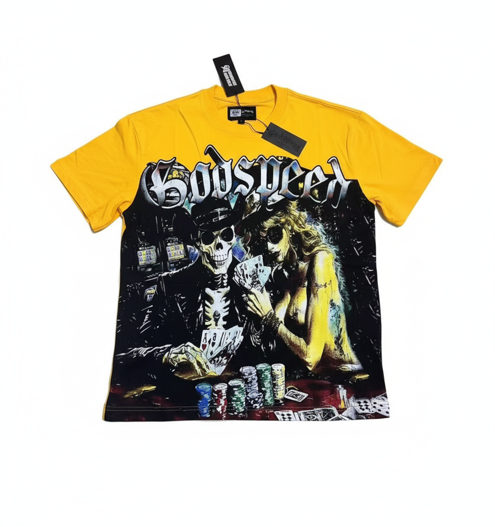 Skeleton Beauty Playing Cards T-Shirt