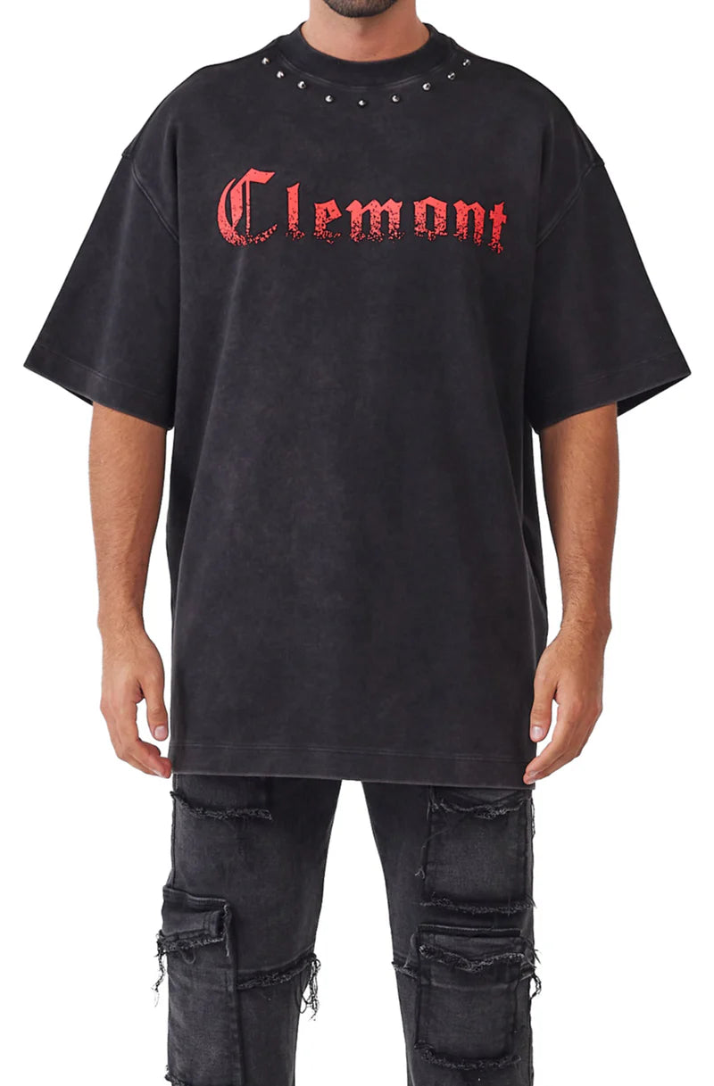 Black Abominal Oversized Men's T-Shirt