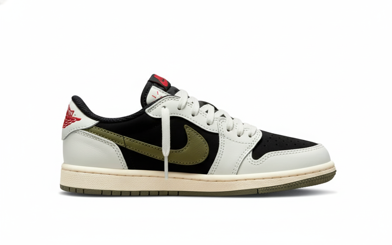 Air Jordan 1 Low x Travis Scott Olive