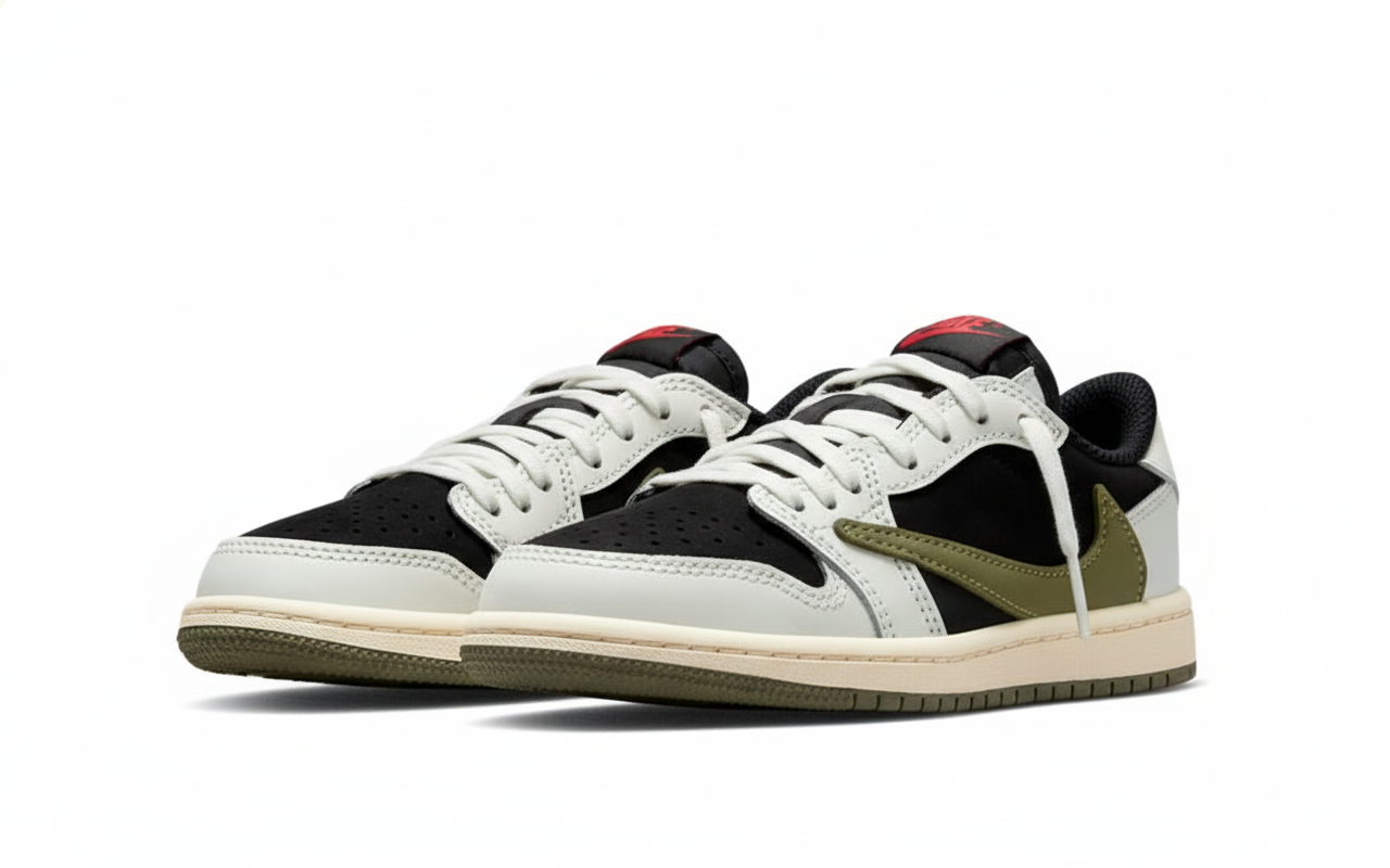 Air Jordan 1 Low x Travis Scott Olive